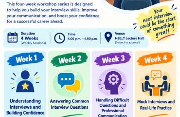 Interview Skills Workshop Flyer